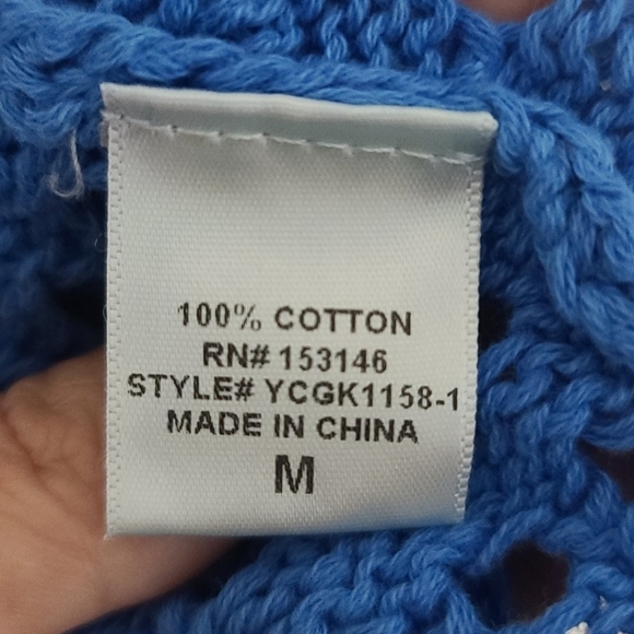 Good Luck Gem Ombre Open Stitch Sweater NWT - Picture 4 of 5